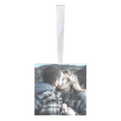 Eerste kerst verloofd 2 foto decoratie (Rechts)