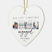 Eerste kerst verloofd ornament (Links)