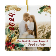 Eerste kerst verloofd, Verloving foto 1e kerst