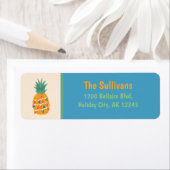 Eerste kerstanananas Retouradres Etiket (Insitu)