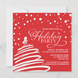 Eerste kerstboom en uitnodiging voor de Sneeuwfees