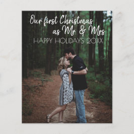 Eerste kerstbudgetfolder voor Mr. & Mrs. Flyer