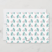 Eerste kerstcadeau | Kerstmis Feestdagenkaart (Achterkant)