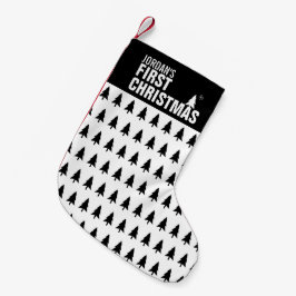 Eerste kerstcadeau voor baby kleine kerstsok