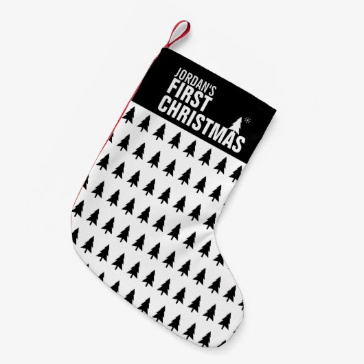 Eerste kerstcadeau voor baby kleine kerstsok (Voorkant (Hangend))