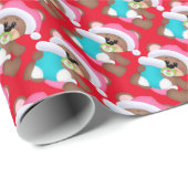 Eerste kerstcadeau voor baby's beer cadeaupapier (Rol Hoek)