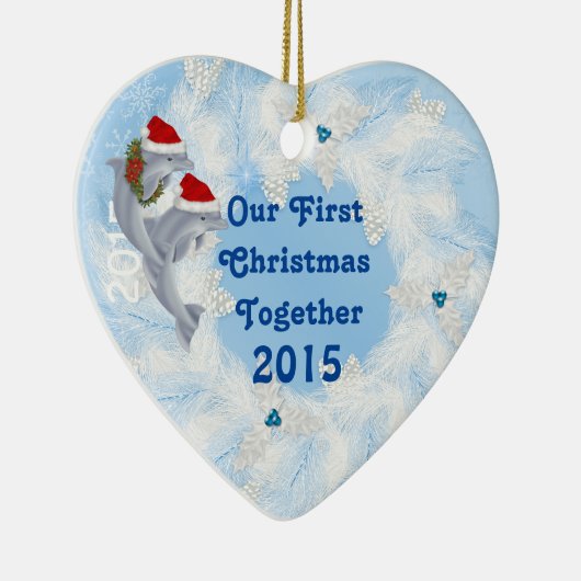 Eerste kerstcadeau voor Dolphin Ornament Gift (Rechts)