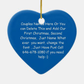 Eerste kerstcadeau voor Dolphin Ornament Gift (Achterkant)