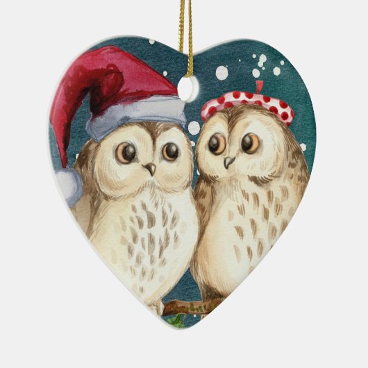 Eerste kerstcadeaus keramisch Ornament (Rechts)