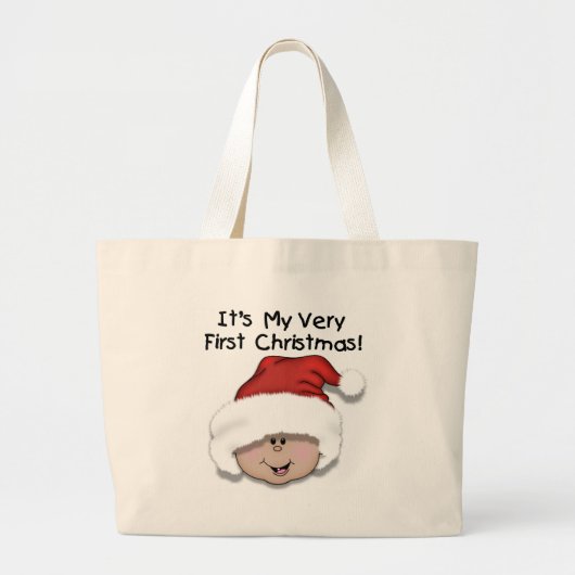 Eerste kerstcadeaus voor Baby van Latino Grote Tote Bag (Voorkant)