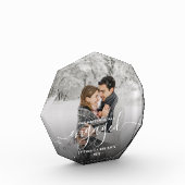 Eerste kerstcadeautje Foto wit script (Links)