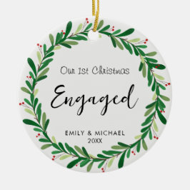 Eerste kerstcadeautje Fotokeramisch sieraad Keramisch Ornament