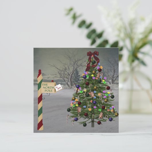 Eerste Kerstdag 2 Uitnodiging (Staand voorkant)
