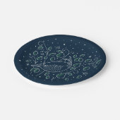 Eerste kerstdag 7-inch Borden papier Papieren Bordje (Gekanteld)