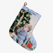 Eerste kerstdag Aangepaste afbeelding/tekst Poinse Grote Kerstsok (Voorkant (Hangend))