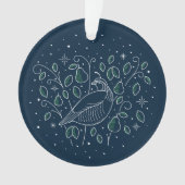 Eerste kerstdag Acrylornament Blue Ornament (voorkant)