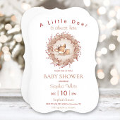 Eerste kerstdag Baby shower uitnodiging
