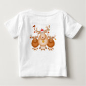 Eerste kerstdag baby T-shirt (Achterkant)