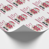 Eerste Kerstdag Cadeaupapier (Hoek)