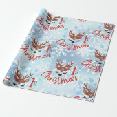 Eerste Kerstdag Cadeaupapier (Uitgerold)