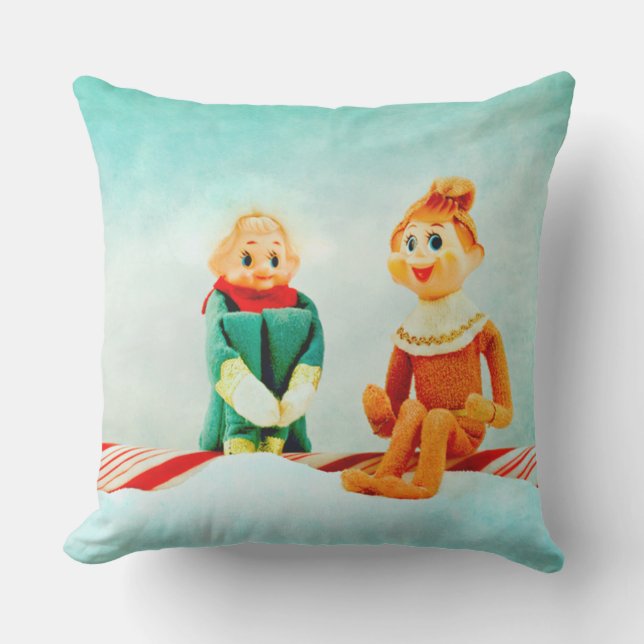 Eerste kerstdag Elf Buitenkussen (Voorkant)