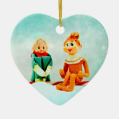 Eerste kerstdag Elf Keramisch Ornament (Voorkant)