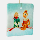 Eerste kerstdag Elf Keramisch Ornament (Rechts)