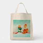 Eerste kerstdag Elf Tote Bag (Achterkant)