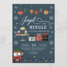 Eerste kerstdag en uitnodiging van de partij Mingl