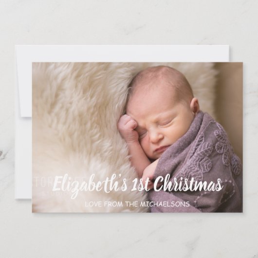 Eerste Kerstdag Feestdagenkaart (Voorkant)