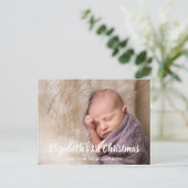 Eerste Kerstdag Feestdagenkaart (Staand voorkant)