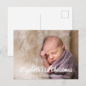 Eerste Kerstdag Feestdagenkaart (Voorkant / Achterkant)