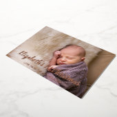 Eerste Kerstdag Folie Feestdagenkaart (Gedraaid)