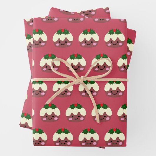 Eerste kerstdag inpakpapier vel (In situ)