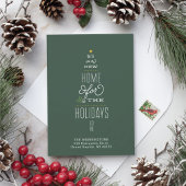 Eerste kerstdag Kaart Bewegende Aankondiging Nieuw