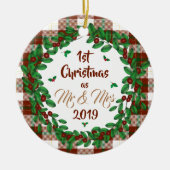 Eerste Kerstdag Keramisch Ornament (Voorkant)