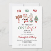 Eerste kerstdag kerstkerstkerstkerstkerstkerstkers kaart (Voorkant)