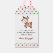 Eerste kerstdag Labels met cadeautjes voor kerstre Cadeaulabel (Voorkant)