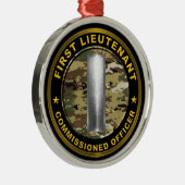 Eerste Kerstdag Metalen Ornament (Rechts)