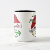 Eerste kerstdag Mok op de Naughty List van Santa (Center)