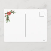 Eerste kerstdag nieuwe kerstfeestdag feestdagenkaart (Achterkant)