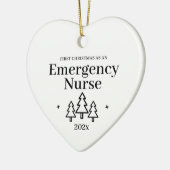 Eerste kerstdag noodverpleegkundige Ornament (Links)