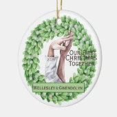 Eerste Kerstdag samen Eucalyptus Ornament (Links)