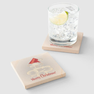 Eerste Kerstdag Stenen Onderzetter