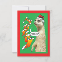 Eerste kerstdag Uitnodiging Groen