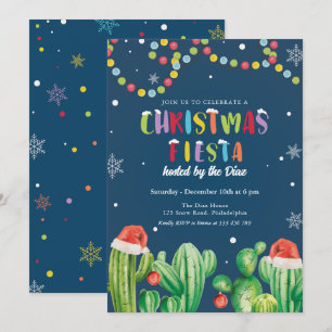 Eerste kerstdag Uitnodiging voor Cacti