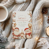 Eerste Kerstdag Uitnodiging voor Jongens Winter