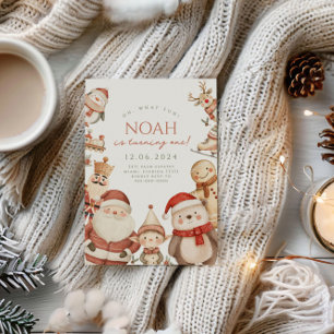 Eerste Kerstdag Uitnodiging voor Jongens Winter