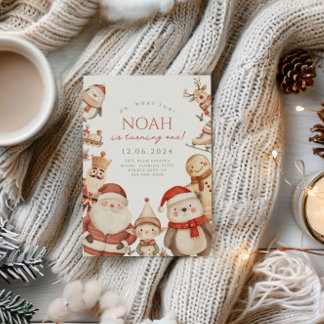 Eerste Kerstdag Uitnodiging voor Jongens Winter