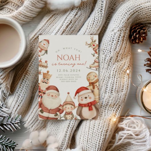 Eerste Kerstdag Uitnodiging voor Jongens Winter